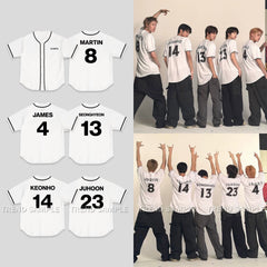 JAMES JUHOON MARTIN Baseball Jersey T-shirt