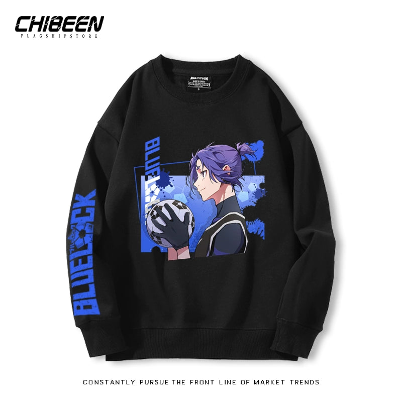 Cute Anime Graphic Crew Neck Sweatshirt