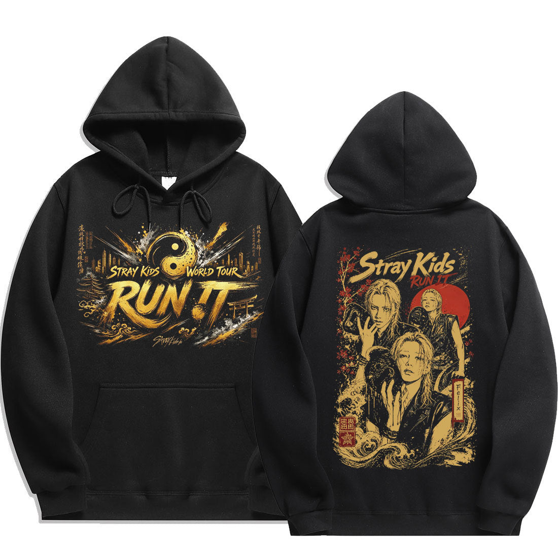 SKZ World Tour Run It Pullover Hoodie