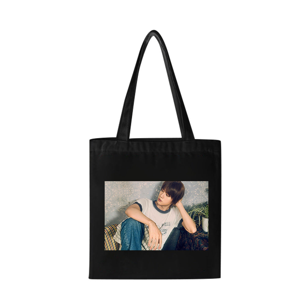 KPOP Poster Print Zipper Handbag