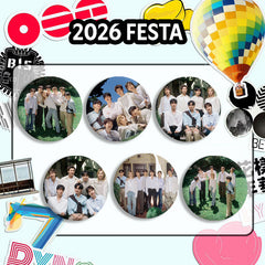 BANGTAN 13th Anniversary Badge Mirror Keychain