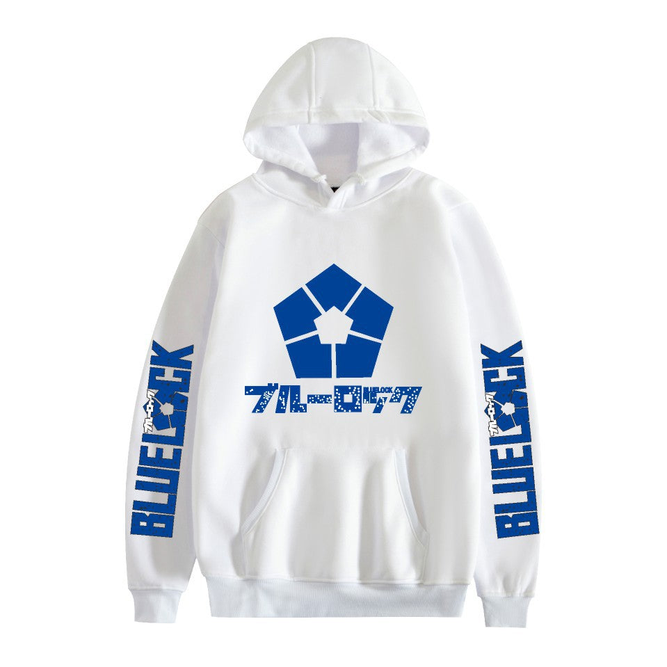 Casual Anime Graphic Printed Pullover Hoodie
