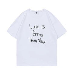 IT IS WHAT IT IS Letter Short-sleeved T-shirt