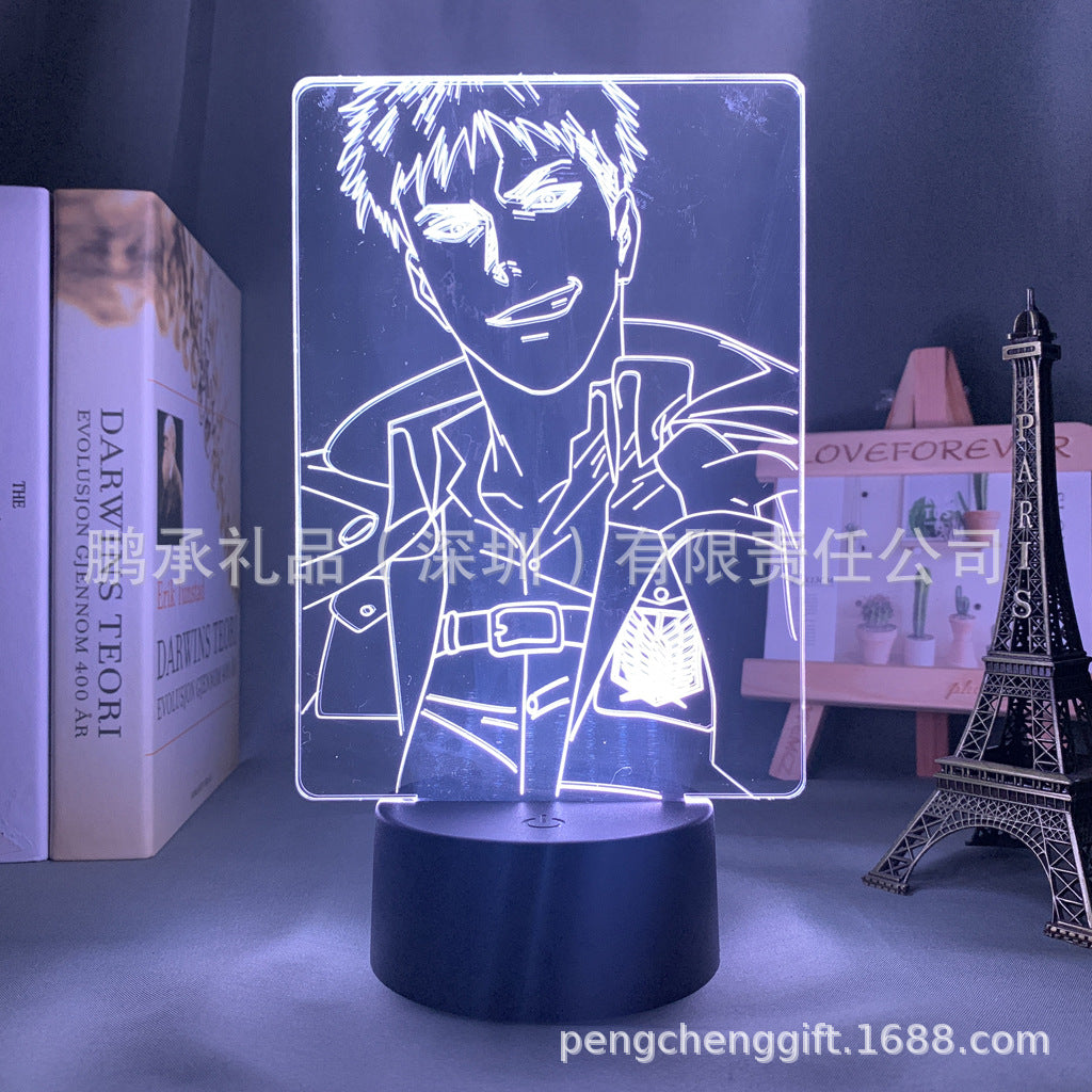 Colorful Anime Acrylic 3d Night Light