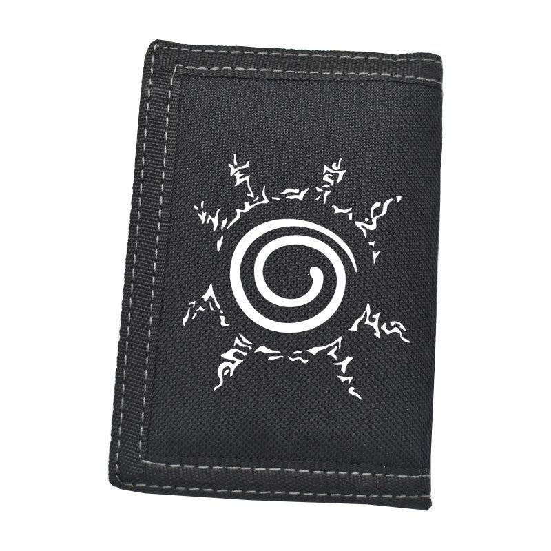 Kakashi Anime Folded Zipper Wallet