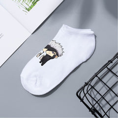 Casual Anime Cotton Breathable Boat Socks