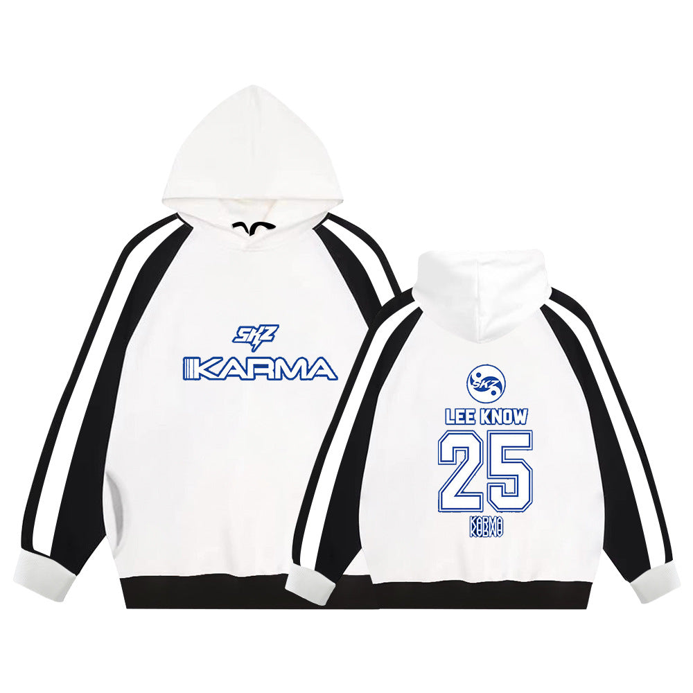 Casual KPOP KARMA LOGO Sports Hoodie