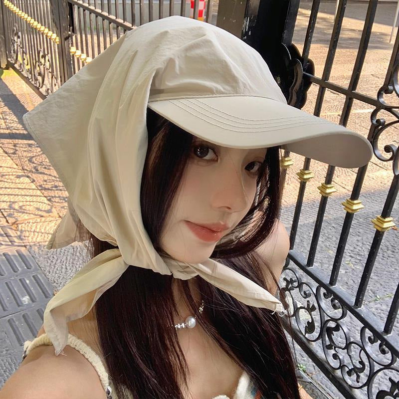 Women's Quick-drying Headscarf Strap Cap