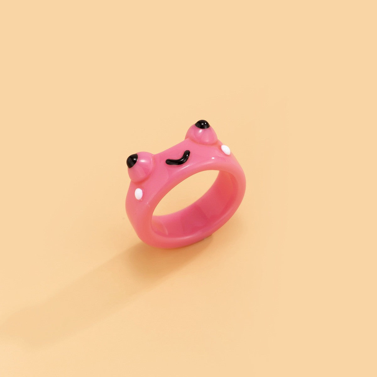 Cute Frog Resin Ring