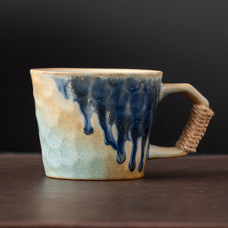 Retro Ceramic Irregular Pottery Mug