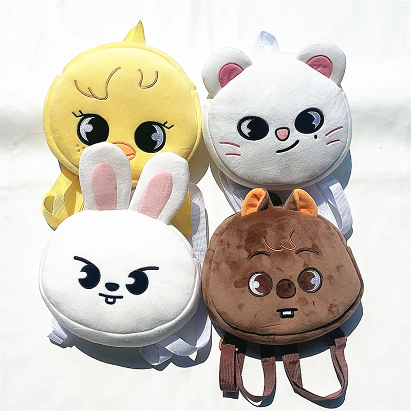 Kpop Members Cartoon Characters Doll Theme Storage Bag