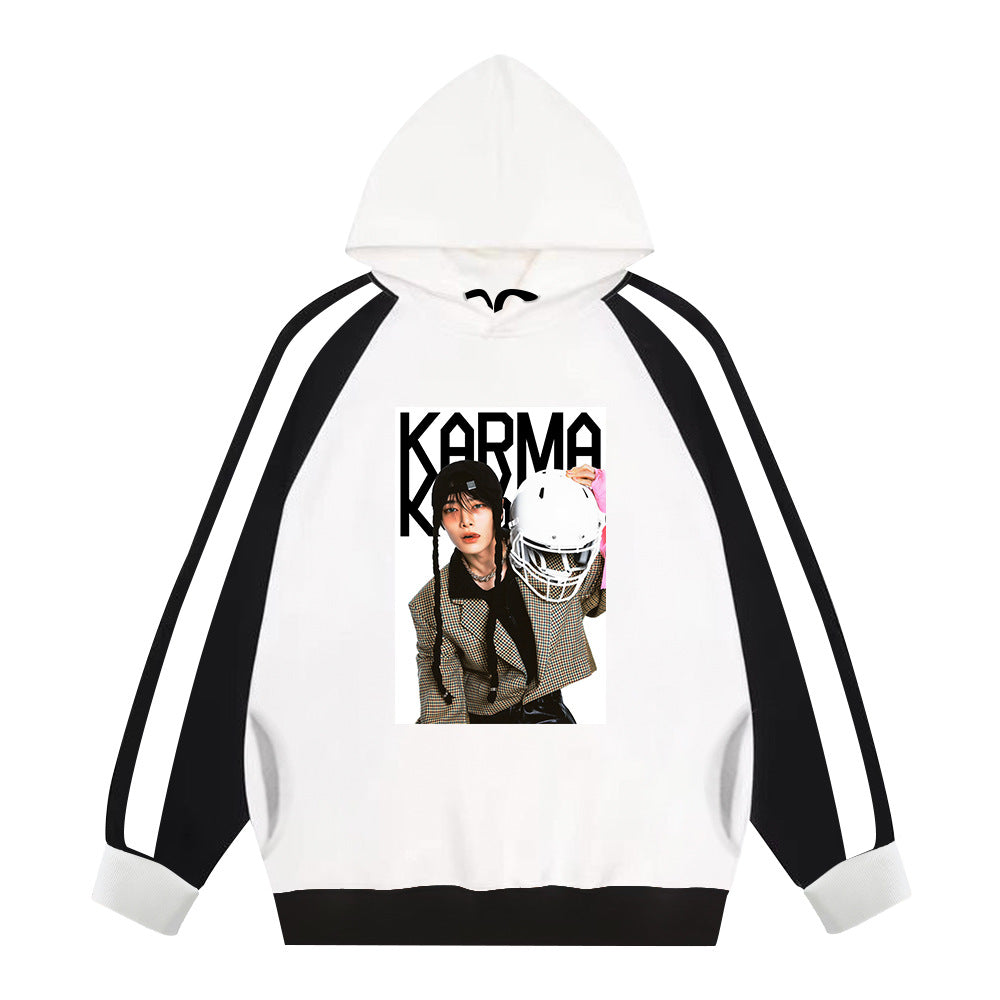 KPOP Album KARMA Poster Print Hoodie