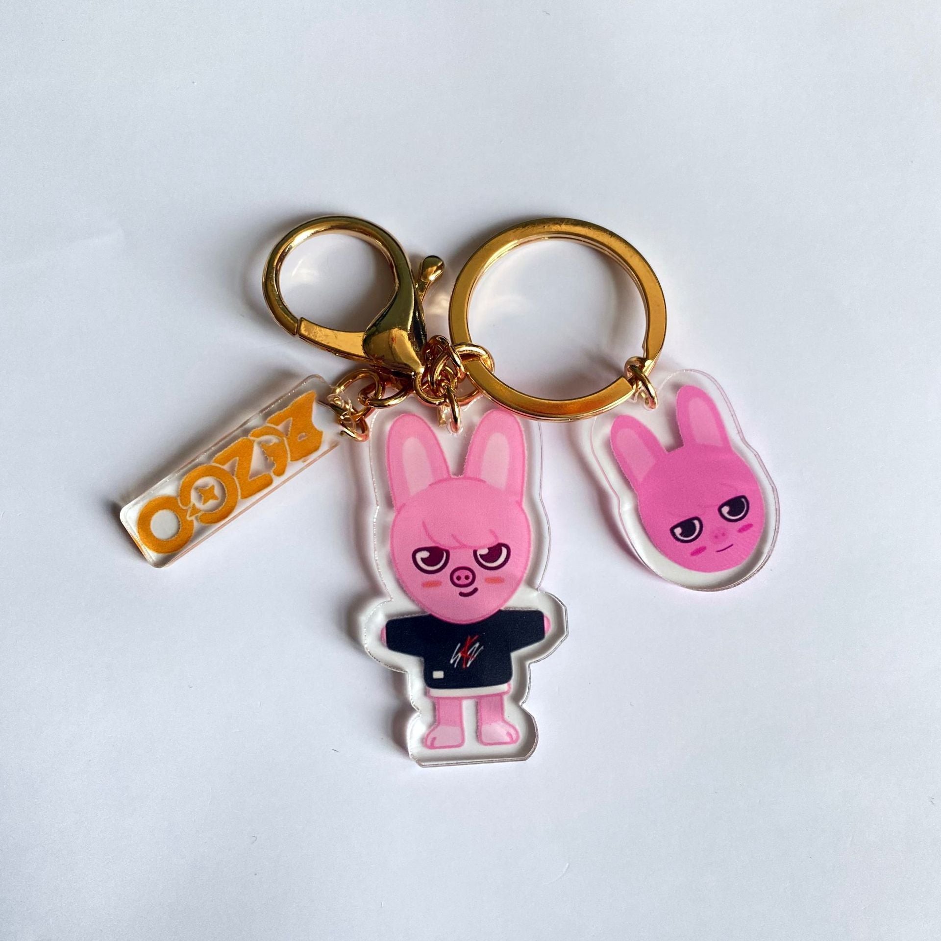 Kpop Cartoon Acrylic Double-sided Keychain
