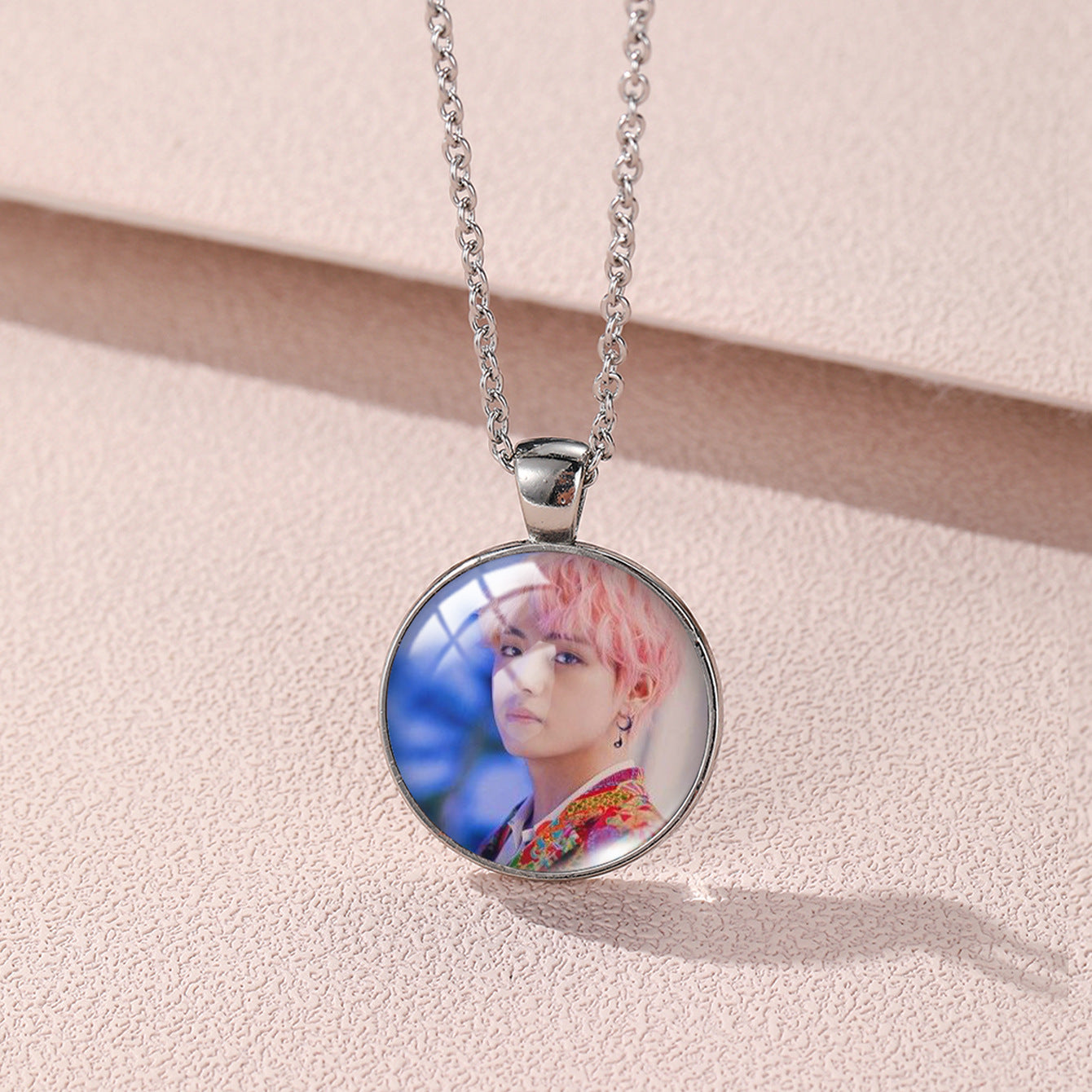 Trendy BTS Round Necklace