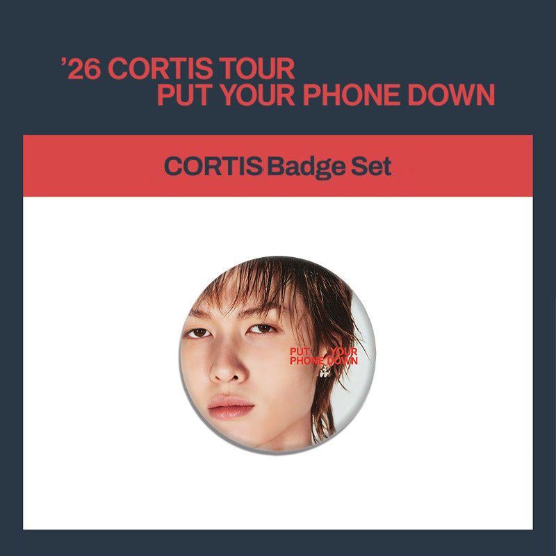 CORTIS PYPD Tour Badge Mirror Keychain