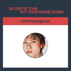 CORTIS PYPD Tour Badge Mirror Keychain