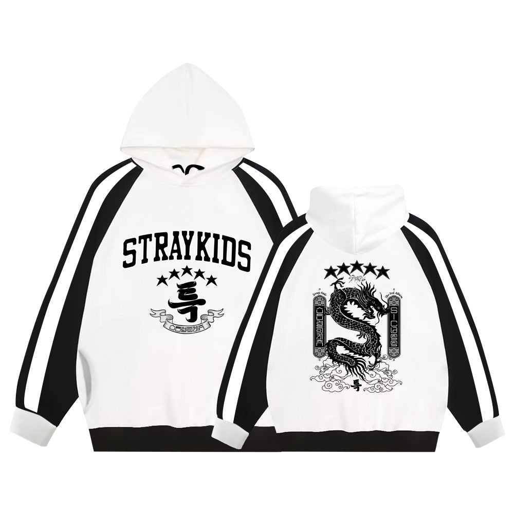 Versatile KPOP Album Logo Pullover Hoodie