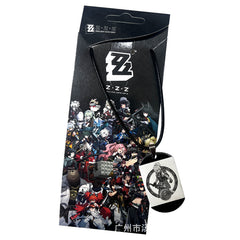 Game Metal Tag Keychain Necklace