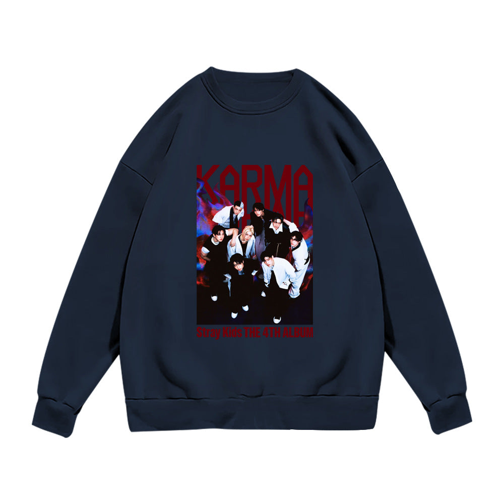 SKZ KARMA Album Characters Retro Sweatshirt