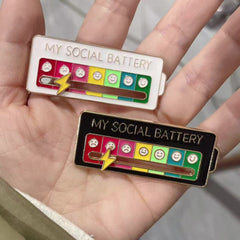 Social Battery Pin