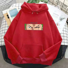 Unisex Zoro Graphic Print Casual Hoodie