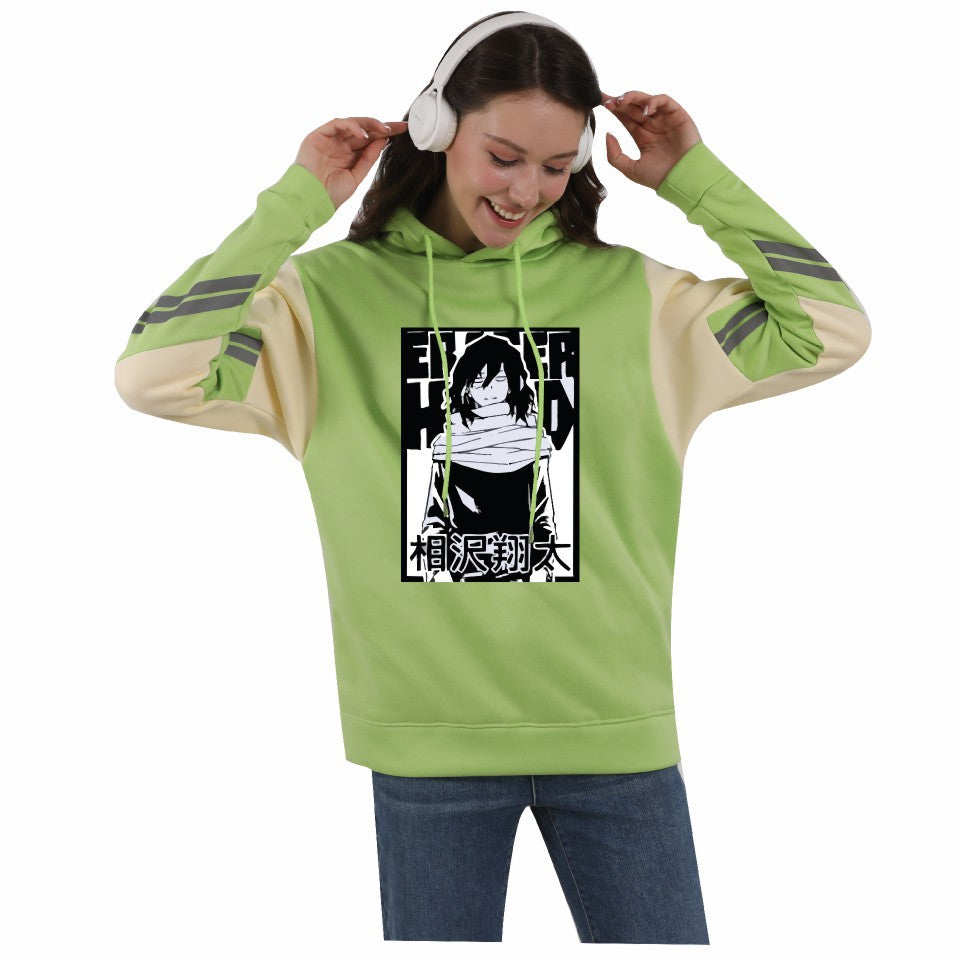 Unisex Anime Pattern Printed Loose Hoodie