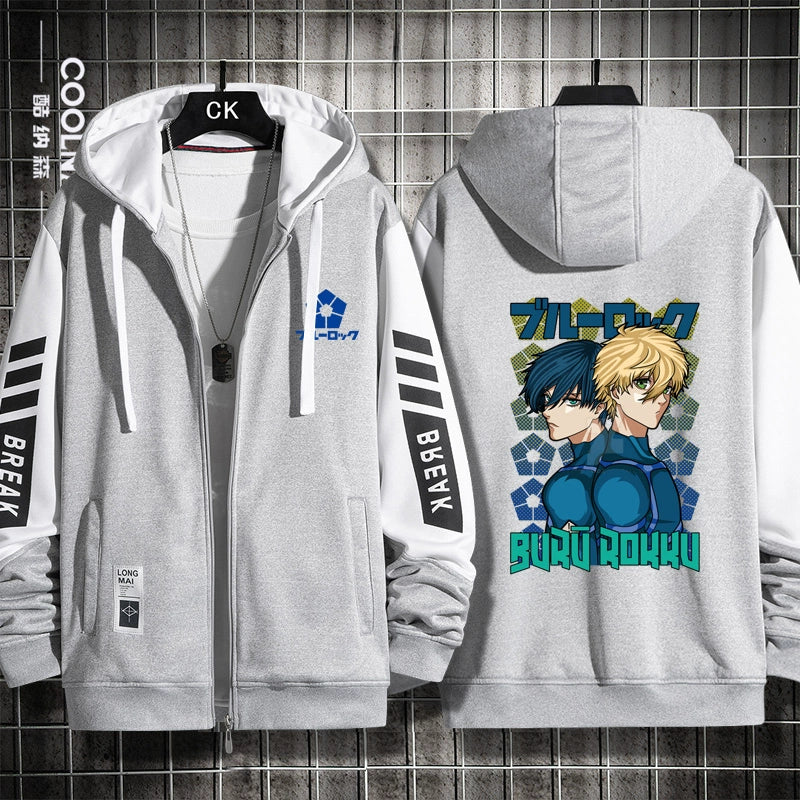 Unisex Anime Nagi Zipper Cardigan Hoodie
