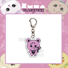 BP Acrylic Pendant Jennie Lisa Keychain