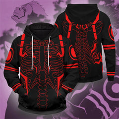 Men's Anime 3D Print Sports Cosplay Hoodie