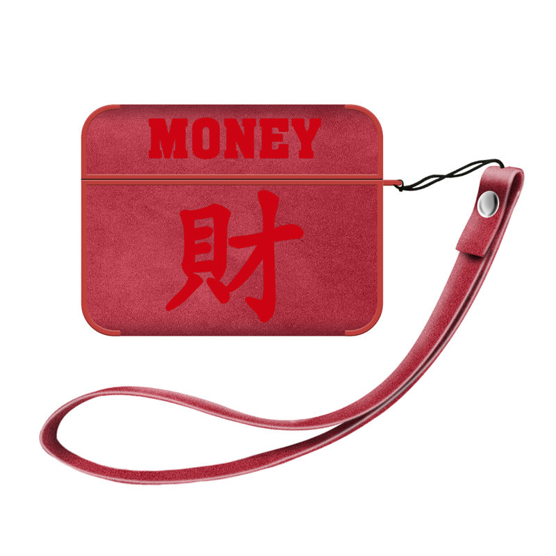 Luffy Leather Pattern Airpods Case