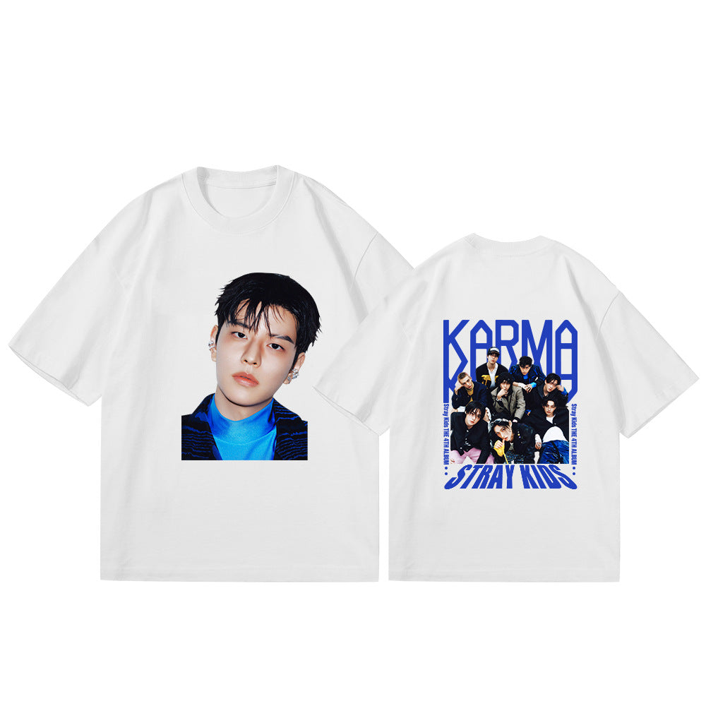 Unisex Kpop Album Cotton T-Shirt Top