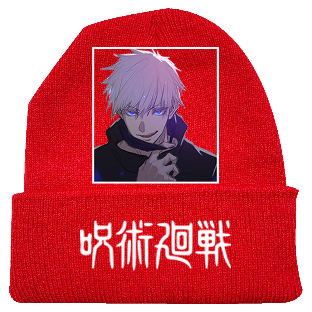 Casual Anime Gojo Warm Beanie