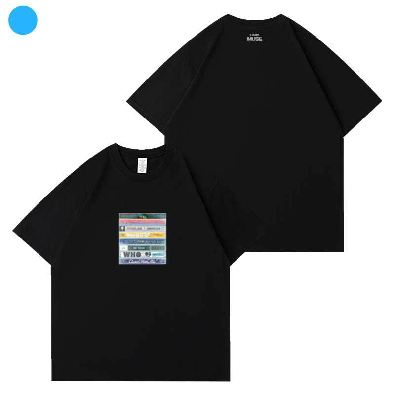 KPOP JIMIN MUSE Print Cotton Loose T-shirt