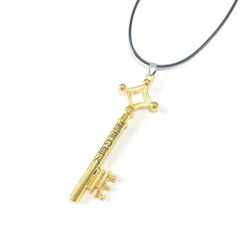 Trendy Anime Keychain Necklace