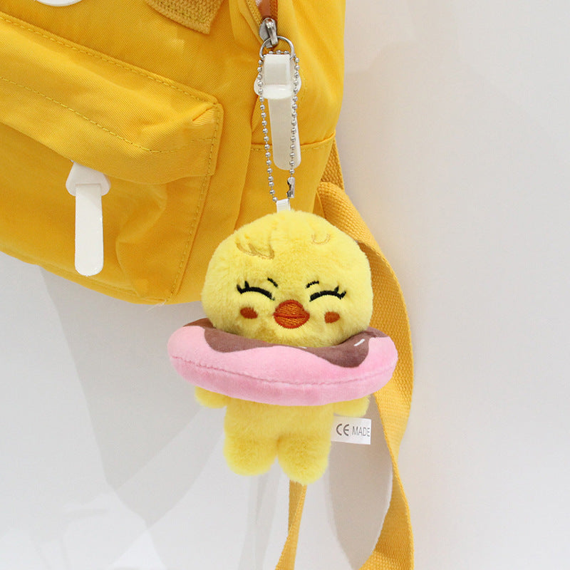 Creative KPOP Cartoon Donut Plush Toy Pendant