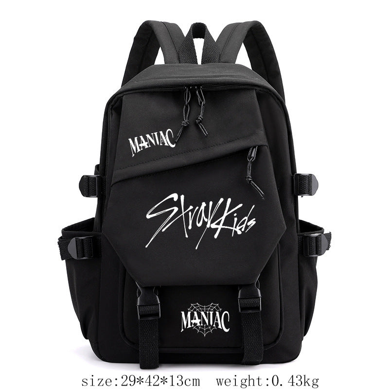 SKZ MANIAC Retro Zipper Backpack