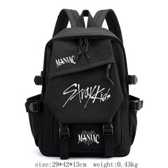 SKZ MANIAC Retro Zipper Backpack