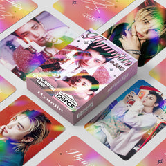 124PCS Hyunjin Flash Photocard Stickers