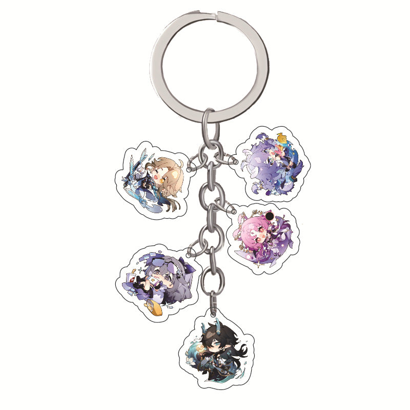 Trendy Anime Keychain Pendant