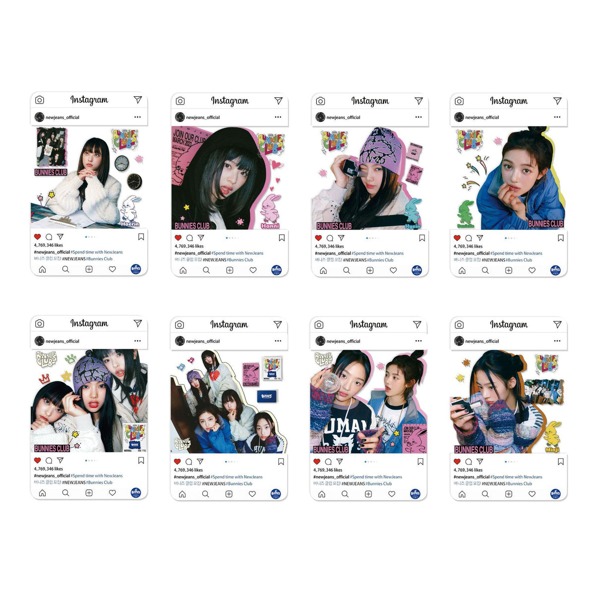 NJZ SUPERNATURAL Transparent PVC Photocard