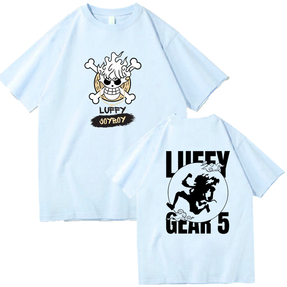 Unisex Luffy Gear 5 Loose Short-sleeved T-shirt