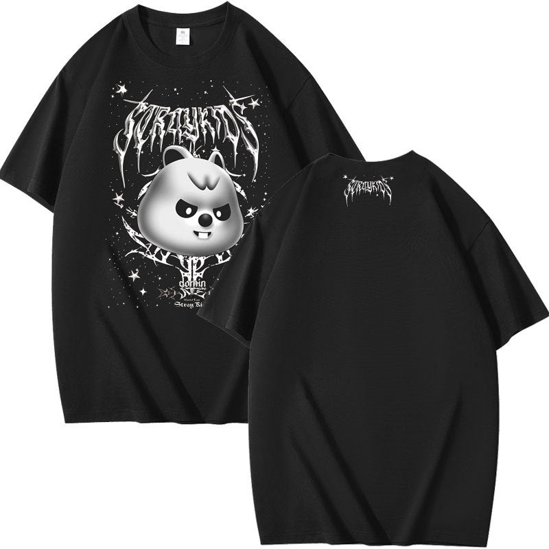 Evil Han Quokka Print Short-sleeved T-shirt