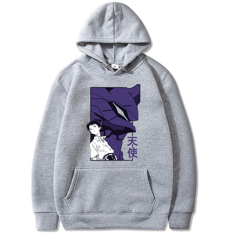 Men's EVA Rei Print Loose Hoodie