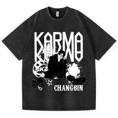 SKZ KARMA Cotton Washed T-shirt