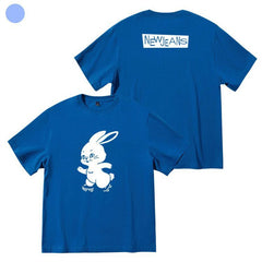 NJZ Rabbit Print Short-sleeved T-shirt
