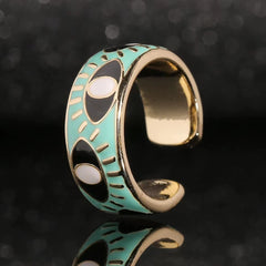 Retro Niche Devil's Eye Ring