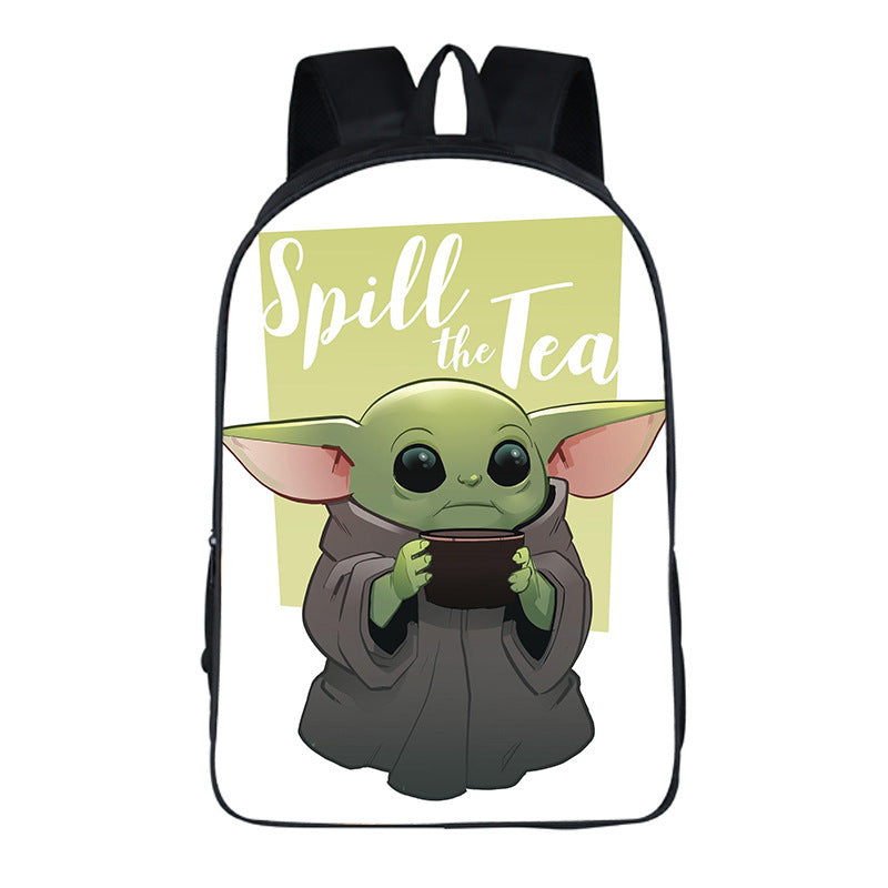 Children's Baby Yoda Printed Backpack