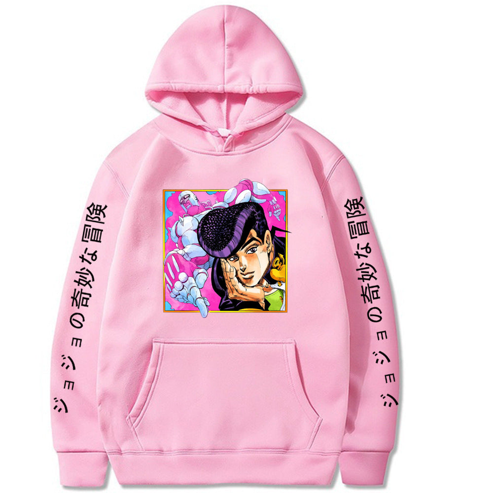 Unisex Josuke Higashikata Print Cosplay Hoodie