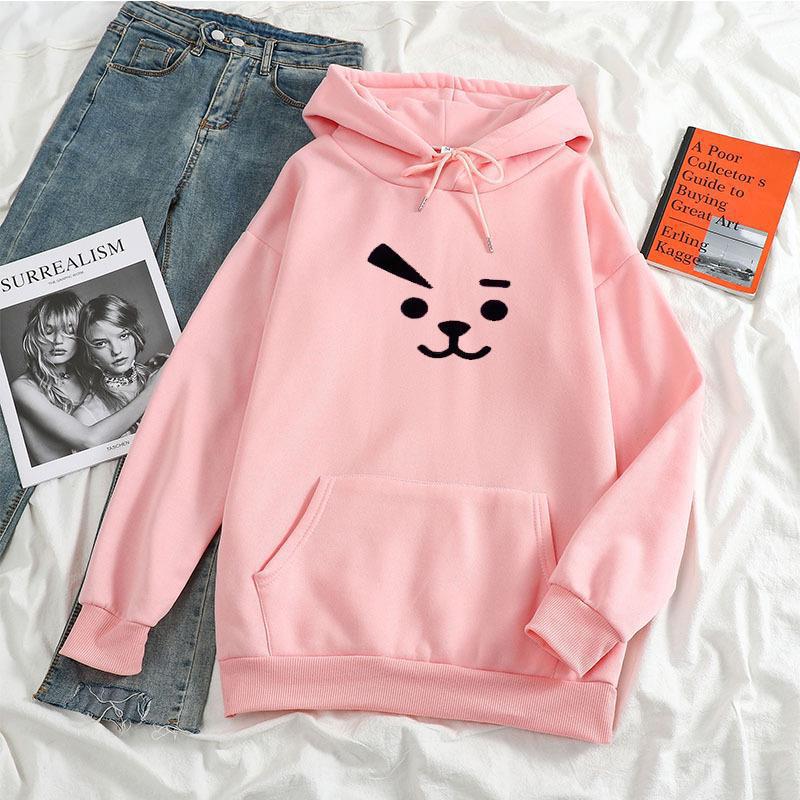 Lovely Casual Cartoon Kpop Hoodie