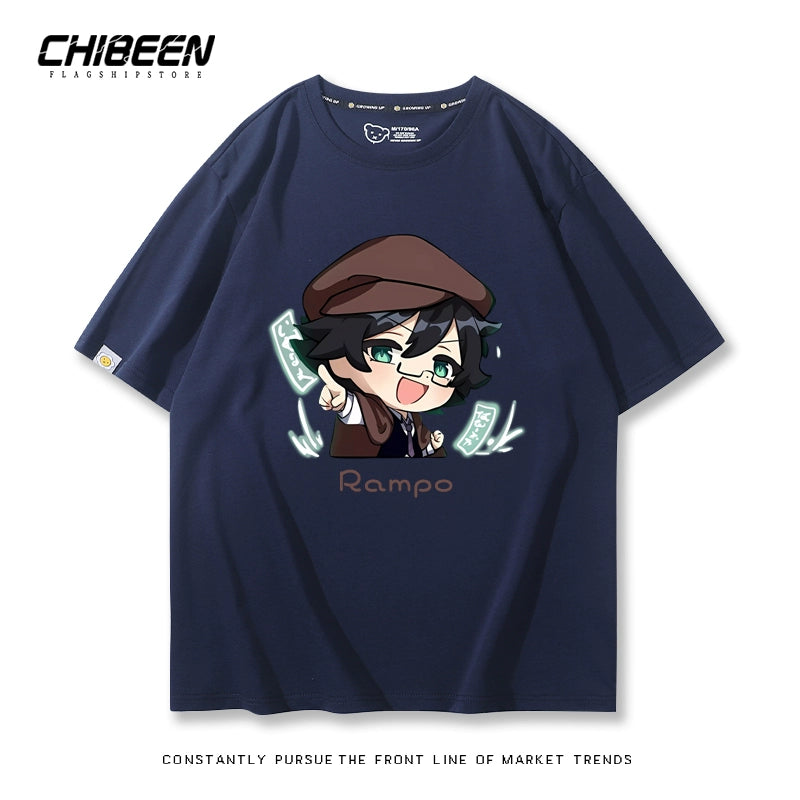 Men's and Women's Rampo Anime Short-sleeved T-shirt